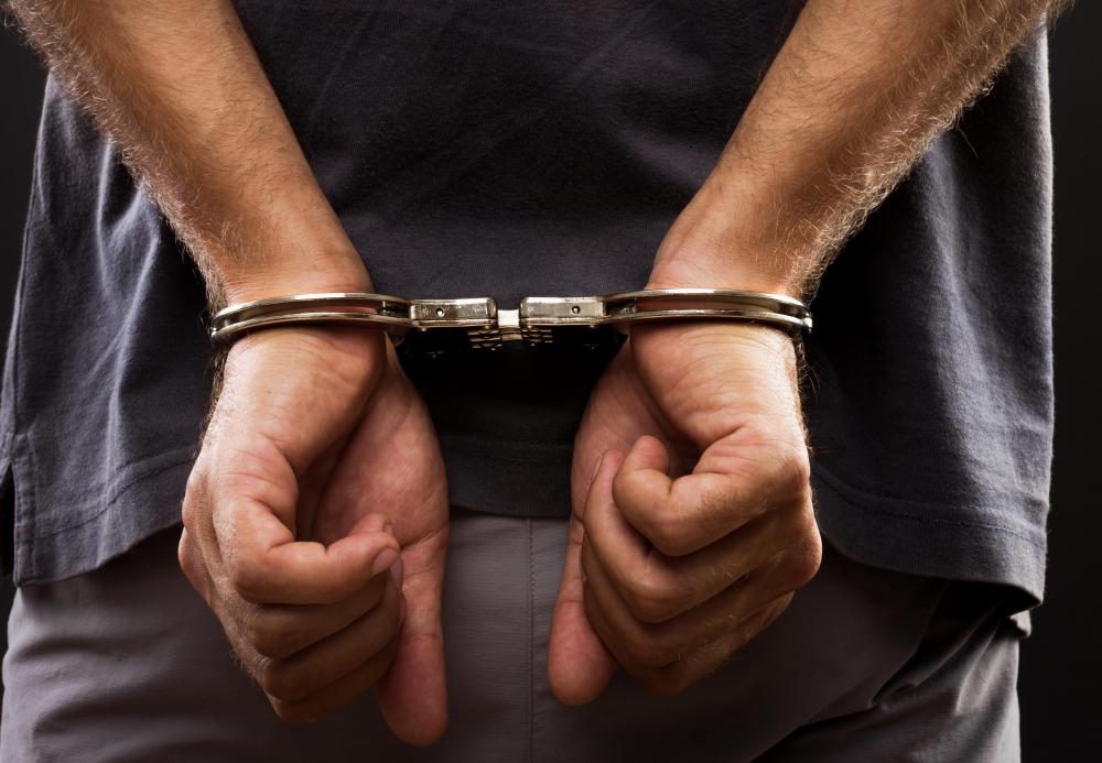 A police officer is responsible for arresting people who break the law.