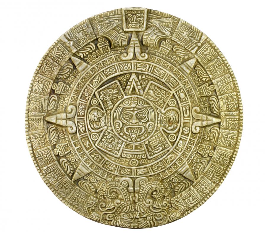 Archaeologists study the Aztec calendar to better understand Mesoamerican concepts of time.