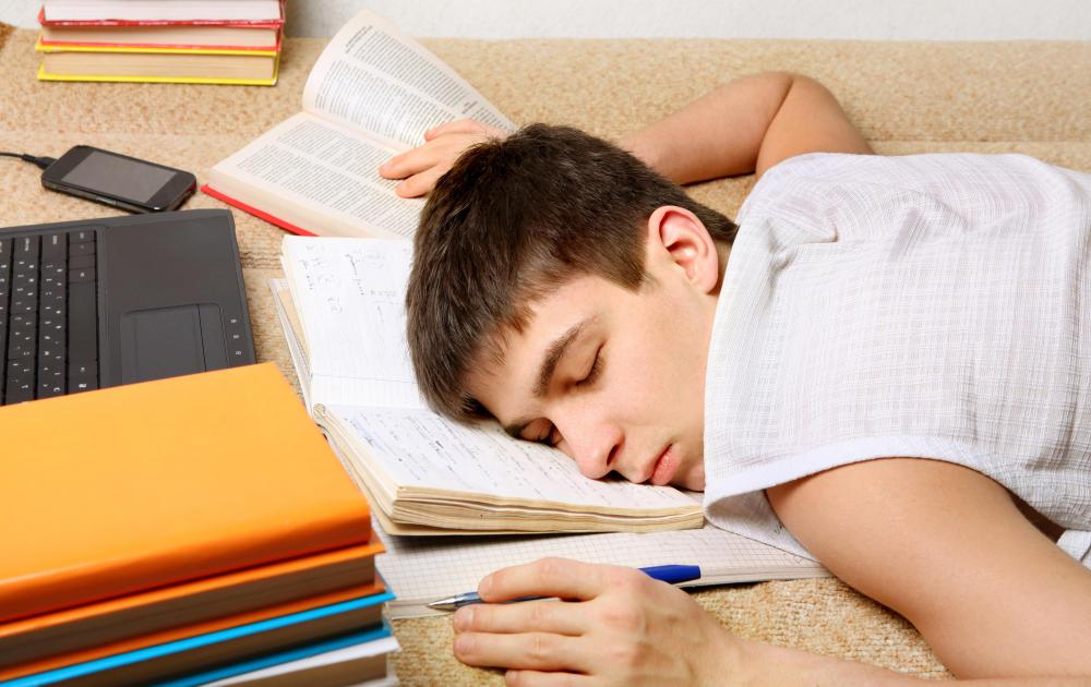 People who study at home are more likely to fall asleep during a session.