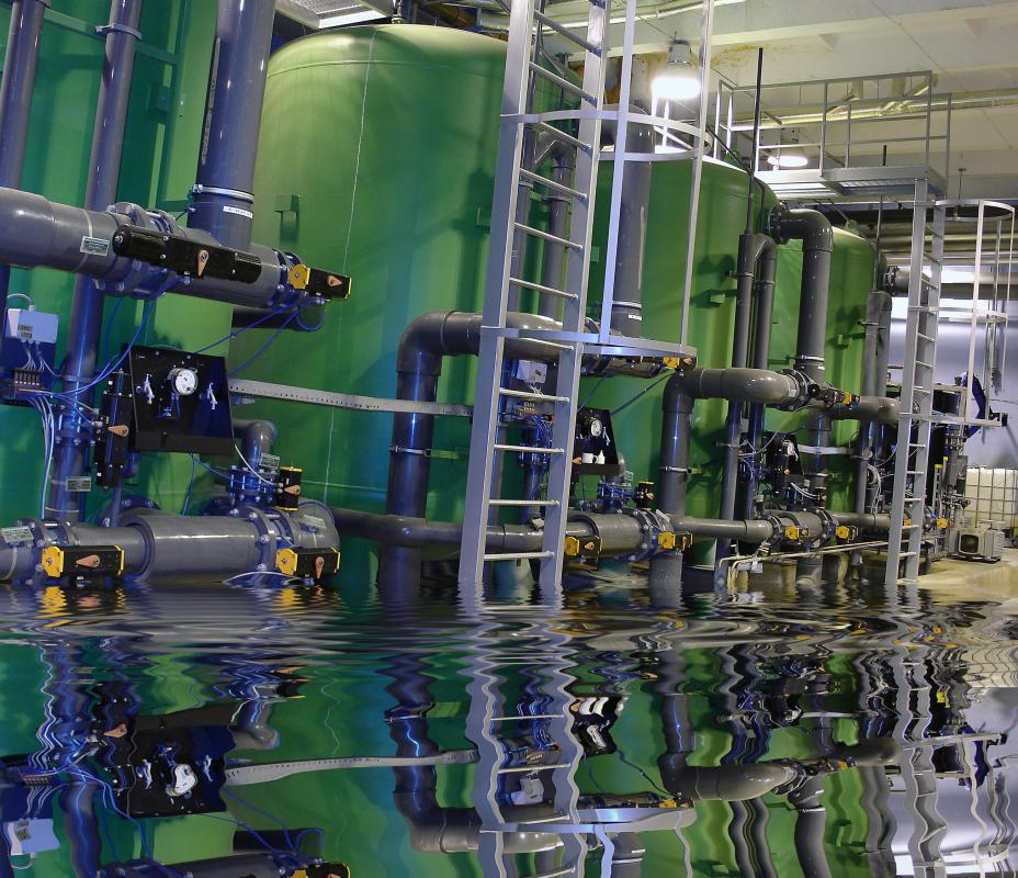 Clean manufacturing plant.