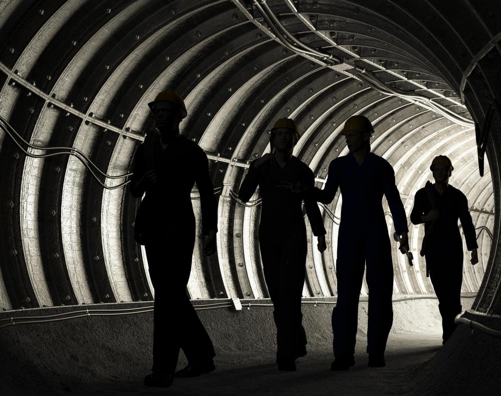 Coal miners must work daily in dangerous conditions.