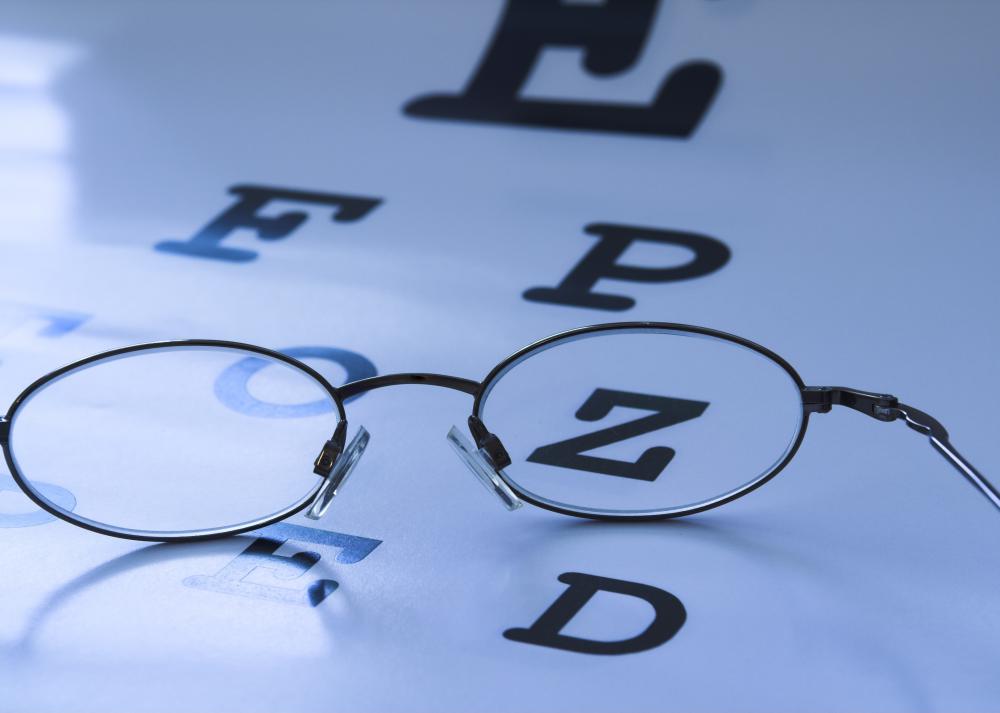Most tests include an eye exam in order to verify that your vision is acceptable for driving.