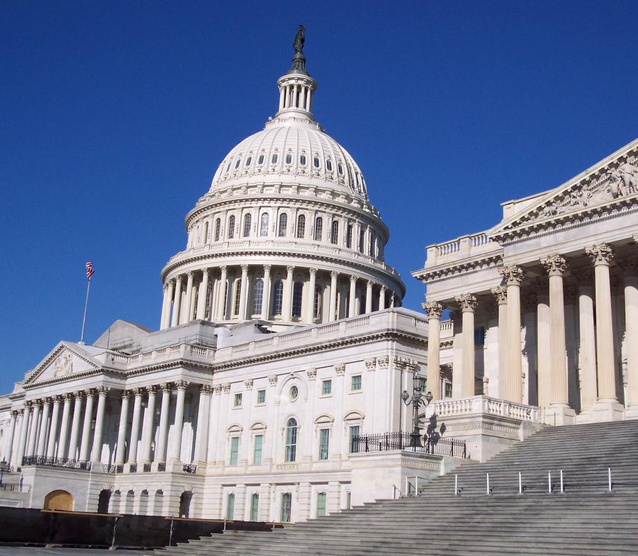 A congressman works on legislation at the state or federal level.