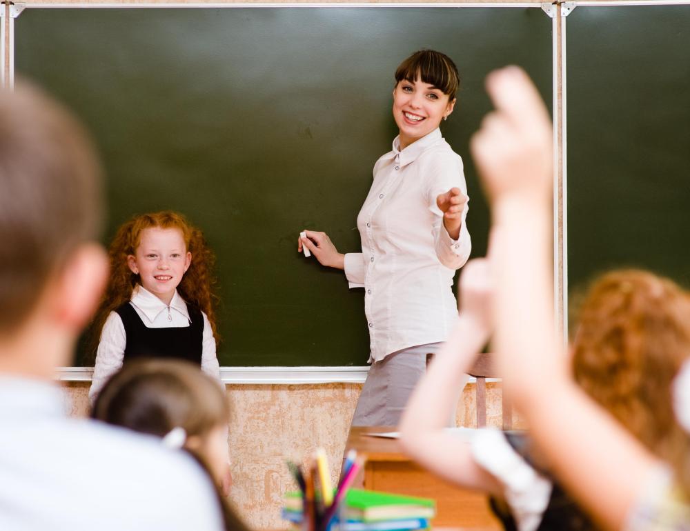 In an elementary school classroom, Bruner's scaffolding theory can be implemented as students learn how to read.