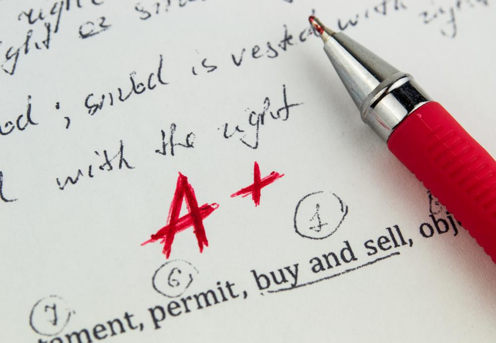 Grading papers may be one aspect of a paraprofessional teacher's job.