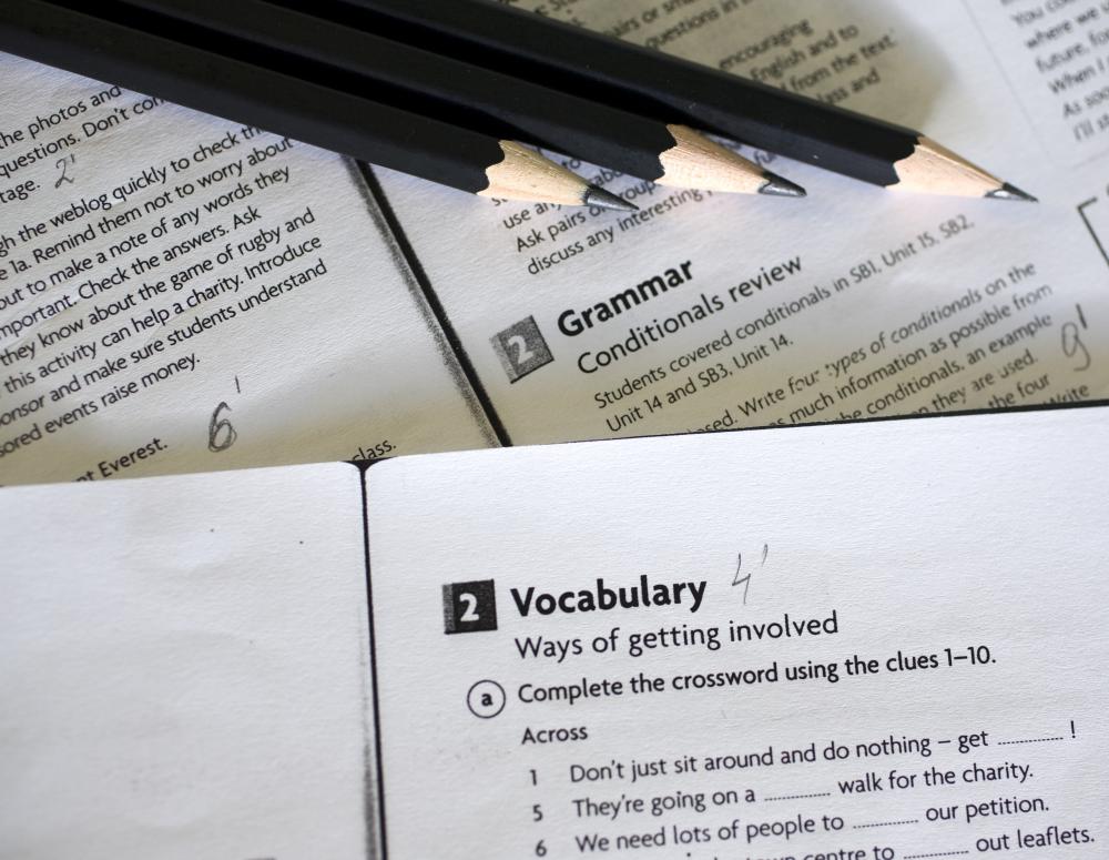 Worksheets can help students practice their English skills.