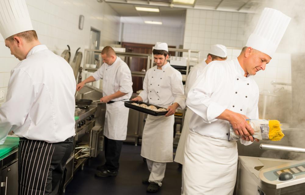 Food safety consultants might work with kitchen staff to improve conditions.