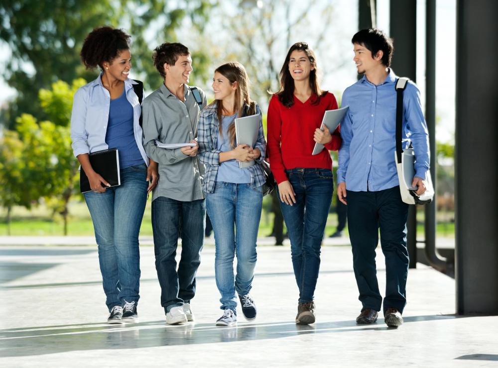 Many colleges feature casual profiles of their students in brochures.