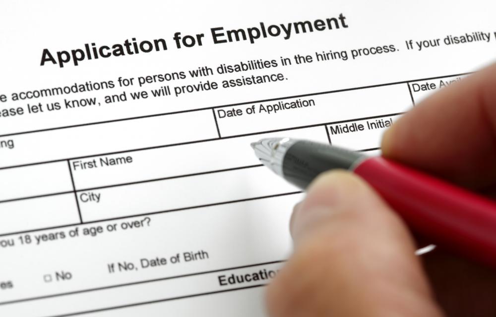 Career coaches might help people fill out job applications.