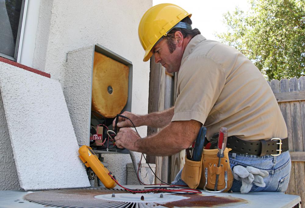An HVAC technician can install, repair, and provide maintenance on heating and air conditioning systems.