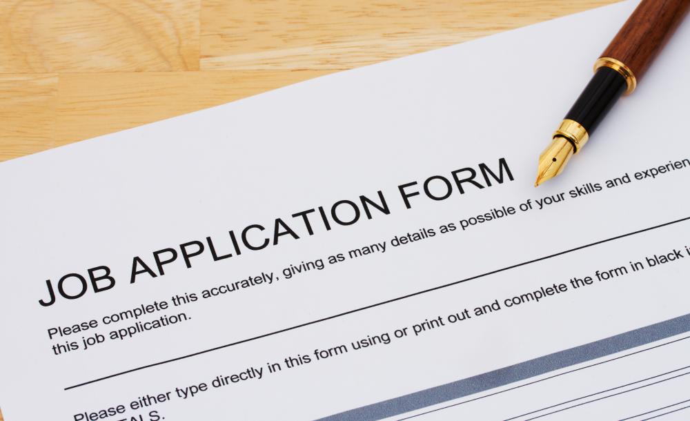 Relevant job skills should be listed on a job application.