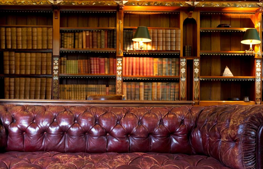 Having a quiet room in the house that mimics a library can make it easier to study at home.