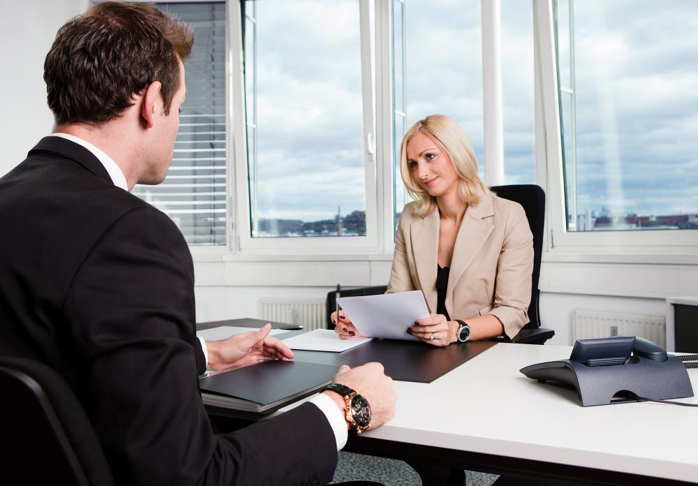 A human resources manager may be tasked with conducting interviews.