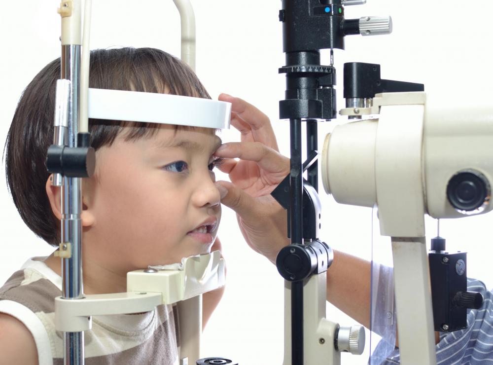 An ocularist may work with a child who needs to have an eye removed.