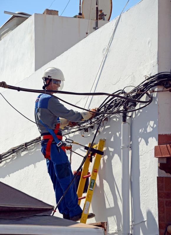 An electrical fitter must be able to spot an electrical problem quickly.