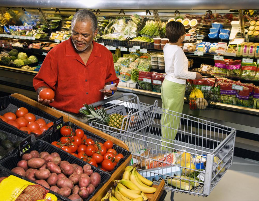 Errand runners might assist with grocery shopping.
