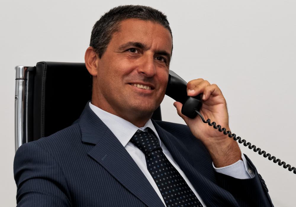 A law school interview may be done over the telephone.