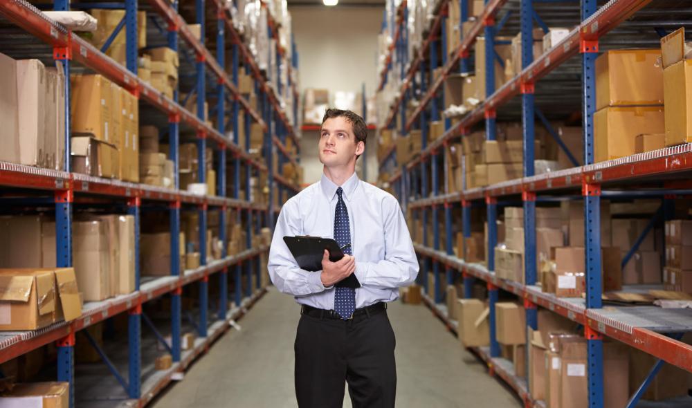 An order clerk processes customer orders.