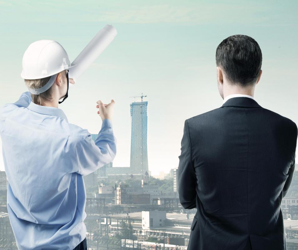A field engineer may specialize in the area of construction.