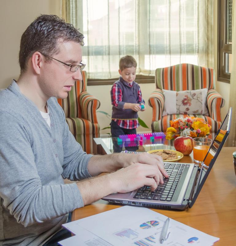Distance learning provides flexibility for students with families.
