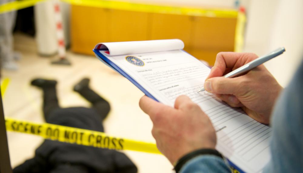 Crime scene reconstruction can be done in many ways.