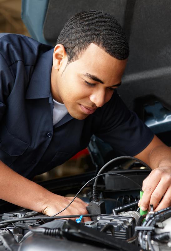 Auto mechanic is one type of auto industry job.