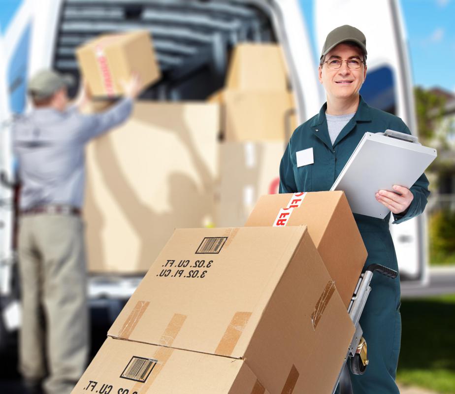 Logistics managers ensure that goods are shipped on time.