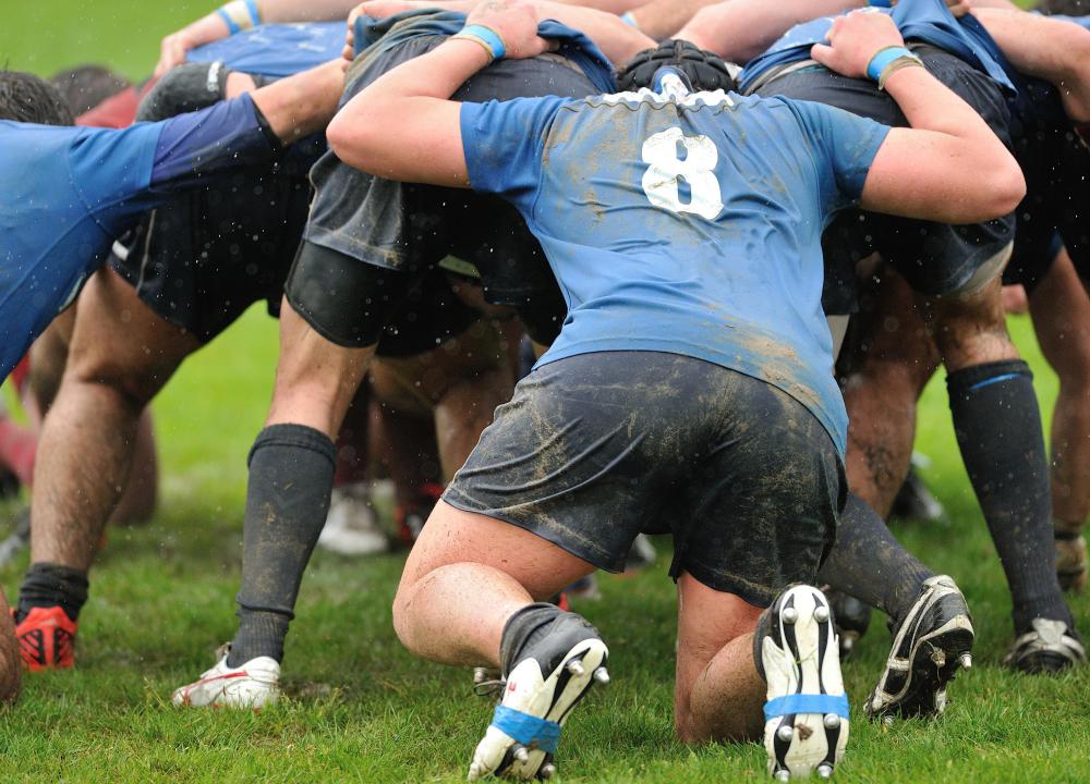 Those who play contact sports like rugby often need medical attention.