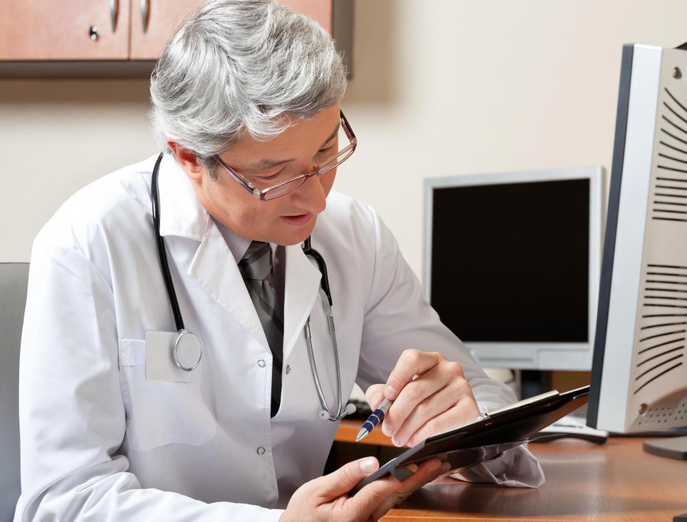 A doctor may need to spend time studying a patient's chart to come up with a diagnosis.