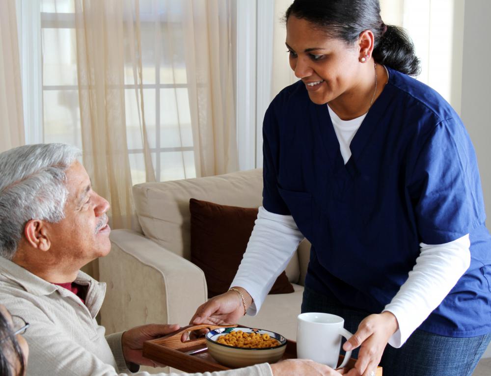 A palliative care specialist may work in a patient’s home.