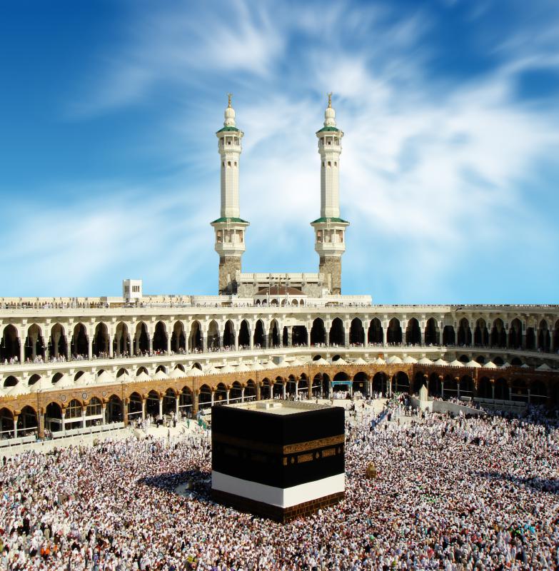 A religious studies student might research a specific religious tradition, such as the Muslim Hajj, when writing a paper.