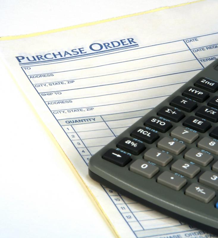 A school accountant may organize receipts and purchase orders.