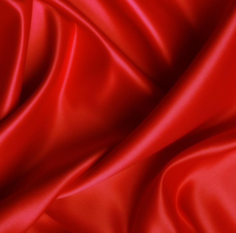 A closeup of satin cloth.