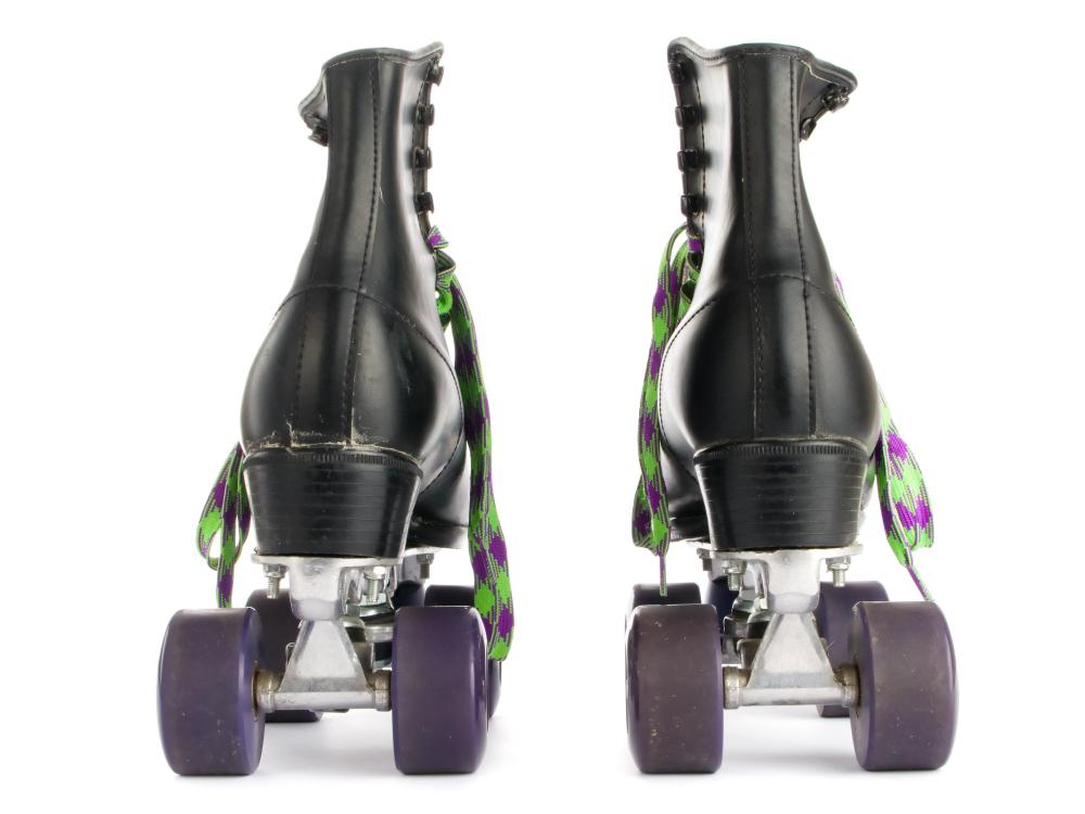 A courier might deliver packages via roller skates.
