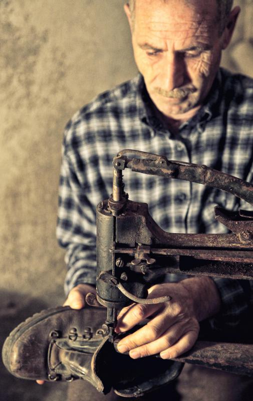 Tradesmen like shoe cobblers have special skills.