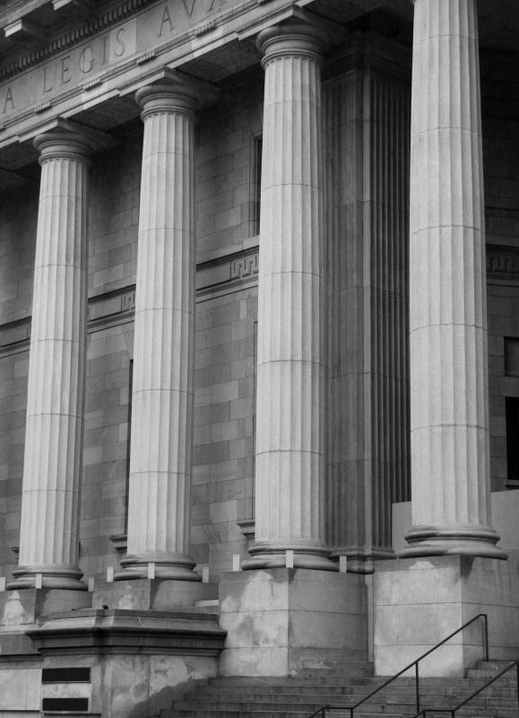 A court marshall will oversee the operations and maintenance of a courthouse.