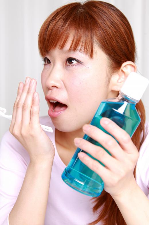 Dentists can make recommendations on different anti-bacterial mouthwashes.