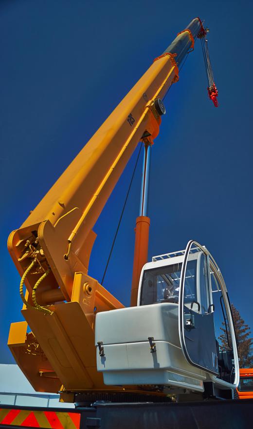 Large construction projects usually need skilled crane operators.