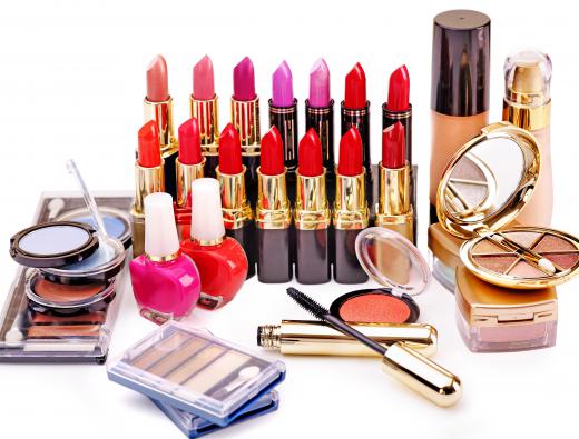 Many people sell cosmetics door to door or work at makeup counters in department stores.
