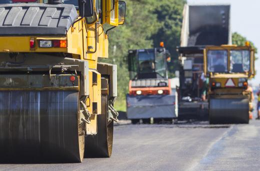 A paving contractor will be commissioned to pave or re-pave roads.