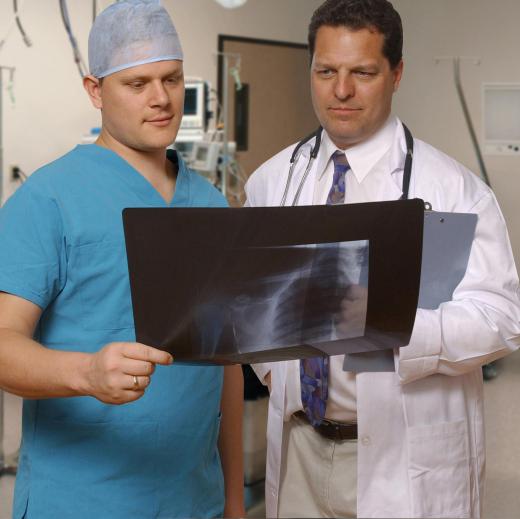 An orthopedic physician's assistant will be involved in making a diagnosis based on X-rays.