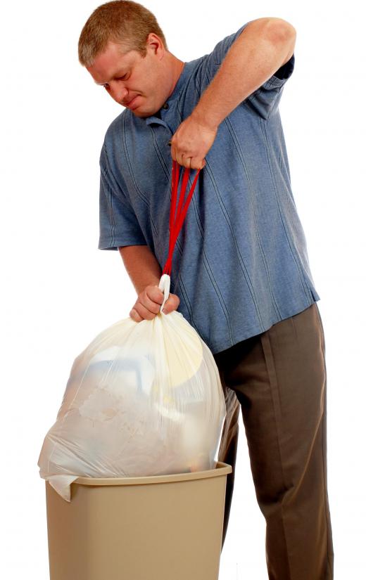 Cashiers may be tasked with taking out the trash.