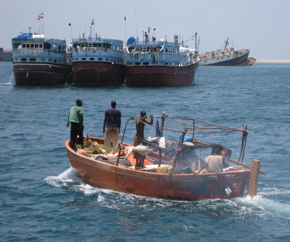Some sea routes take cargo ships into dangerous areas that are open to modern piracy.