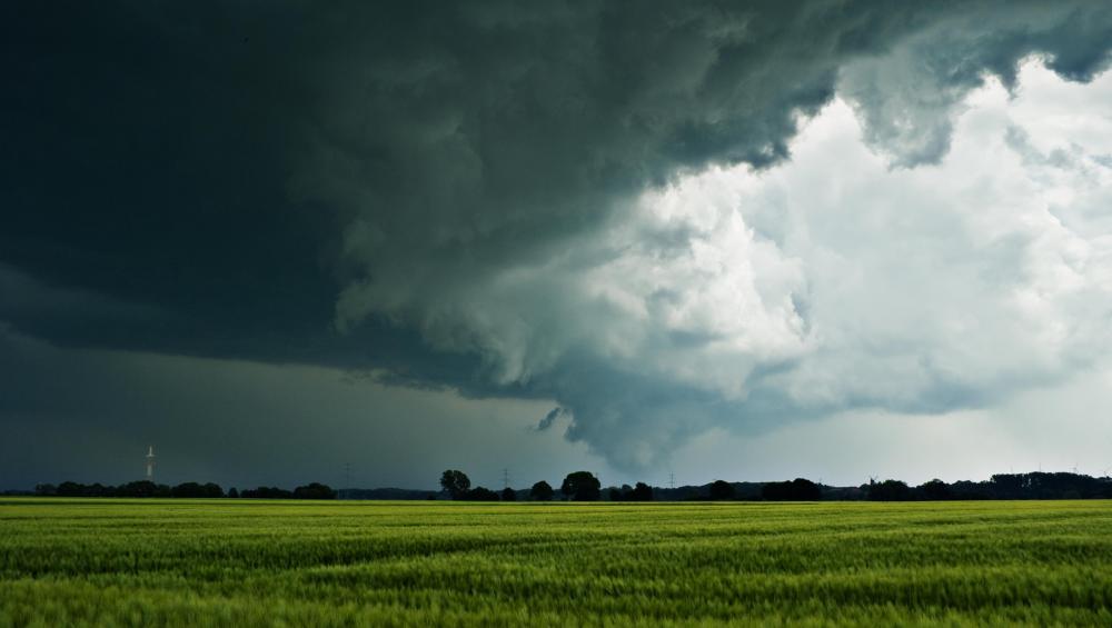 Meteorologists in "Tornado Alley" use Doppler radar to detect the formation of weather cells that can cause tornadoes.