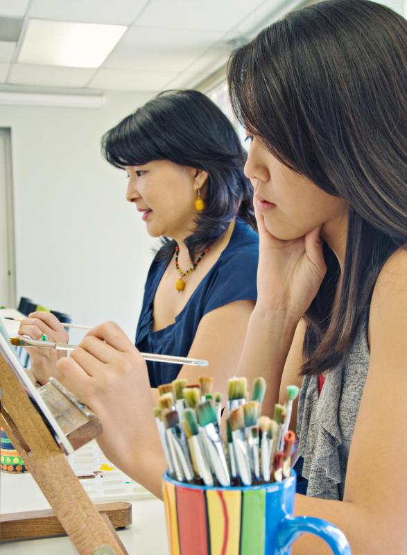 Art class is one of many elective courses students can enjoy.