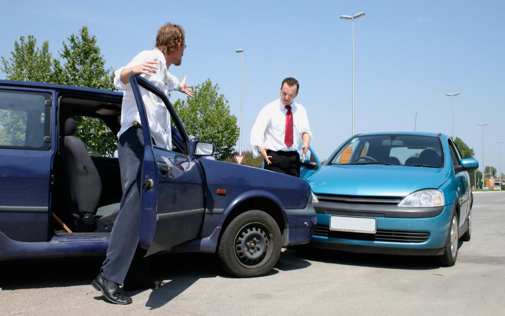 Fraud investigators may look at accident reports to determine who was at fault.