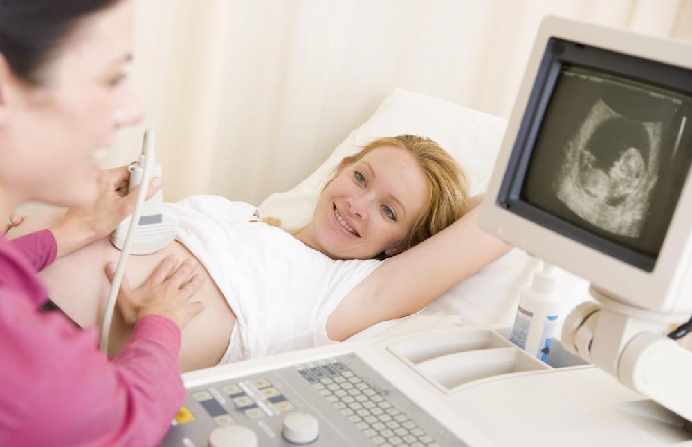 Ultrasound can confirm an intrauterine pregnancy.
