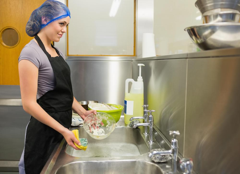 Line cooks are often responsible for cleanup and station re-setting.