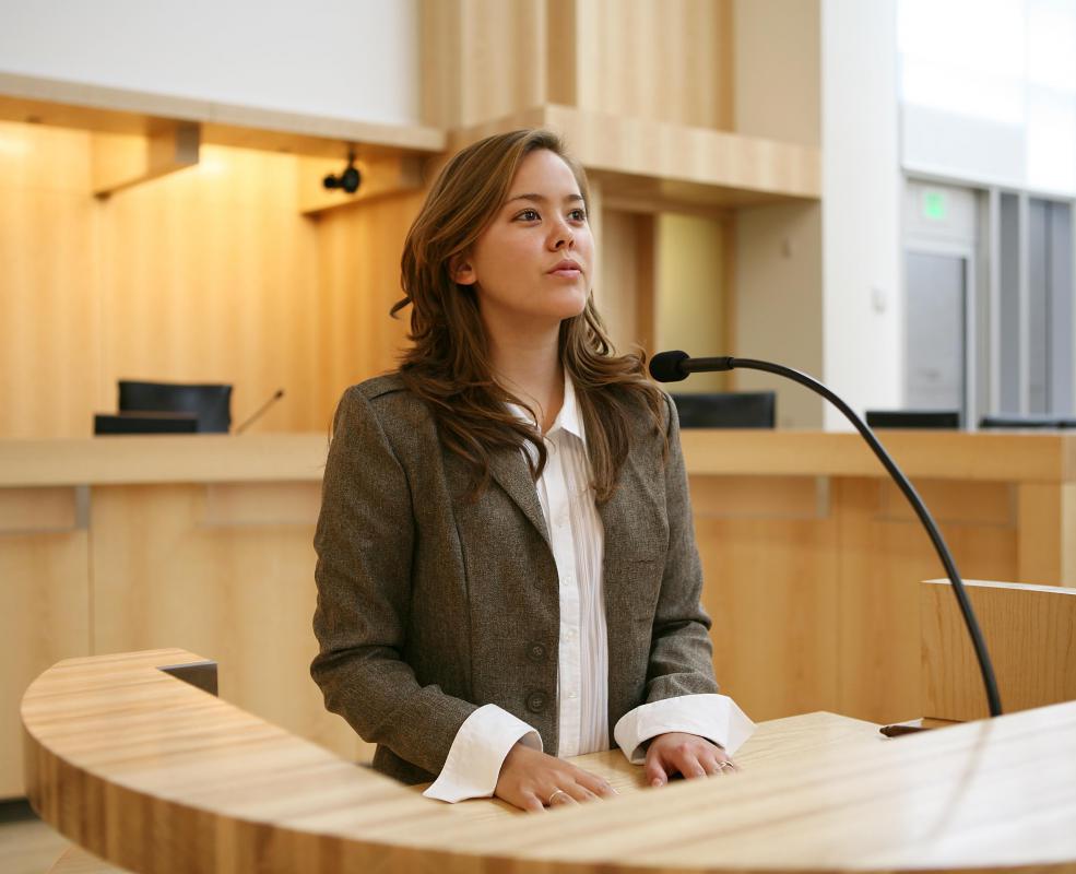 A criminologist might be called upon to give expert testimony in court.