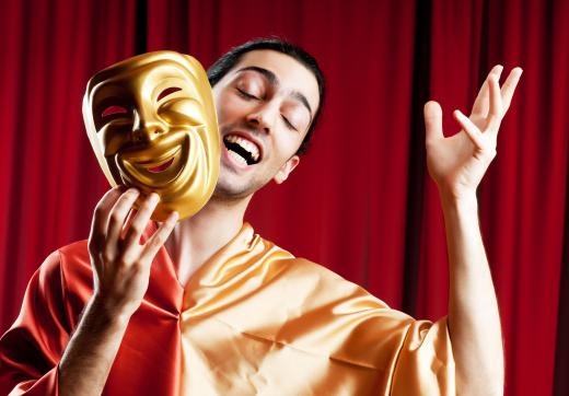 An actor might work for an improvisational theater troupe or local theater.